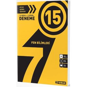 7. Sınıf Fen Bilimleri 15 Deneme - Hız Yayınları