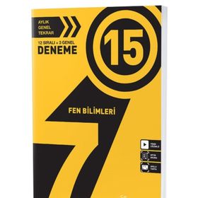 7. Sınıf Fen Bilimleri 15 Deneme - Hız Yayınları