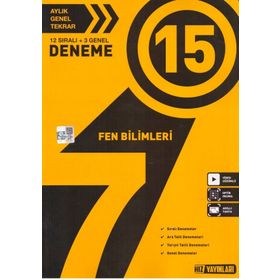 7. Sınıf Fen Bilimleri 15 Deneme - Hız Yayınları