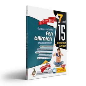 7. Sınıf Fen Bilimleri 15 Deneme Sınavı Komisyon Çanta Yayınları