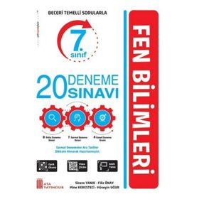 7. Sınıf Fen Bilimleri 20 Deneme Sınavı - Ata Yayınları