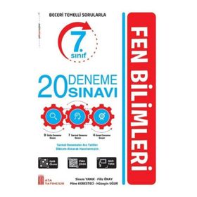 7. Sınıf Fen Bilimleri 20 Deneme Sınavı - Ata Yayınları