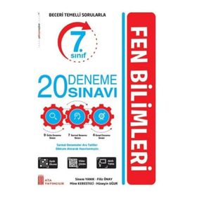 7. Sınıf Fen Bilimleri 20 Deneme Sınavı - Ata Yayınları
