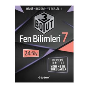 7. Sınıf Fen Bilimleri 3 Boyut Soru Bankası Tudem Yayınları
