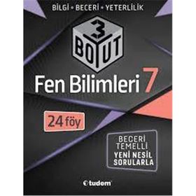 7. Sınıf Fen Bilimleri 3 Boyut Soru Bankası Tudem Yayınları