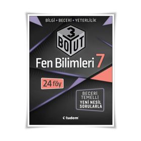 7. Sınıf Fen Bilimleri 3 Boyut Yeni Nesil Soruları-Tudem Yayınları