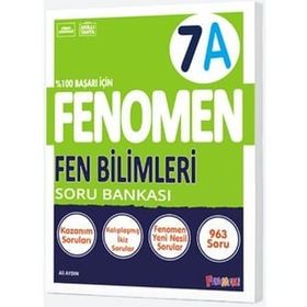 7. Sınıf Fen Bilimleri A Fenomen Soru Bankası Fenomen Okul Yayınları