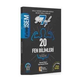 7. Sınıf Fen Bilimleri Çözümlü 20 Fasikül Deneme Farklı - İsem Yayınları