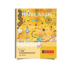 7. Sınıf Fen Bilimleri Defteri Pandül Yayınları