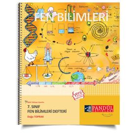 7. Sınıf Fen Bilimleri Defteri Pandül Yayınları