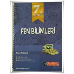 7. Sınıf Fen Bilimleri Defteri Pandül Yayınları