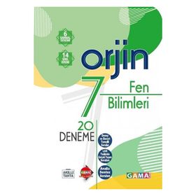 7. Sınıf Fen Bilimleri Deneme Gama Yayınları