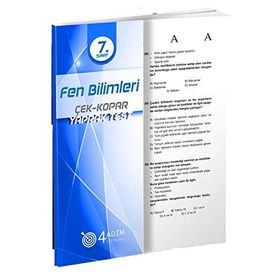 7. Sınıf Fen Bilimleri Etkileşimli Konu Anlatım Föyleri 4 Adım Yayınları