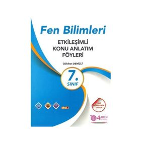 7. Sınıf Fen Bilimleri Etkileşimli Konu Anlatım Föyleri 4 Adım Yayınları