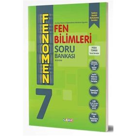 7. Sınıf Fen Bilimleri Fenomen Soru Bankası Gama Okul Yayınları