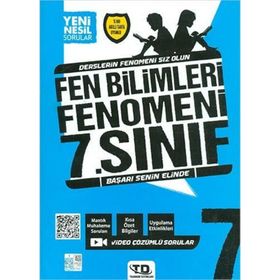 7. Sınıf Fen Bilimleri Fenomeni Yeni Nesil Sorular-Tandem Yayınları