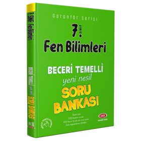7. Sınıf Fen Bilimleri Garantör Beceri Temelli Soru Bankası-Data Yayınları