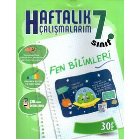 7. Sınıf Fen Bilimleri Haftalık Çalışmalarım-Batı Akademi Yayınları