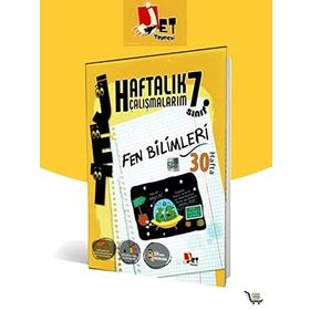 7. Sınıf Fen Bilimleri Haftalık Çalışmalarım-Batı Akademi Yayınları