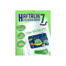 7. Sınıf Fen Bilimleri Haftalık Çalışmalarım-Batı Akademi Yayınları