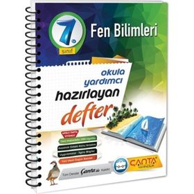 7. Sınıf Fen Bilimleri Hazırlayan Defter-Çanta Yayıncılık