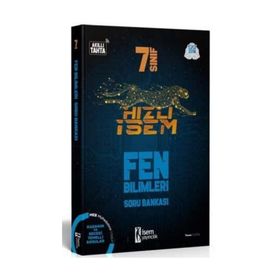 7. Sınıf Fen Bilimleri Hızlı İsem Soru Bankası-İsem Yayınları