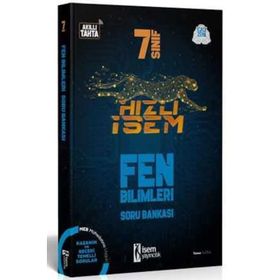 7. Sınıf Fen Bilimleri Hızlı İsem Soru Bankası-İsem Yayınları