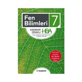 7 .Sınıf Fen Bilimleri Kazanım Odaklı HBA - Tudem Yayınları
