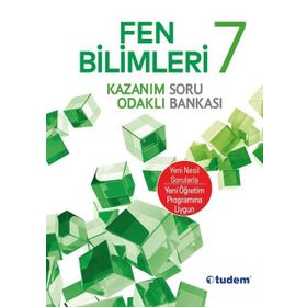 7.sınıf Fen Bilimleri Kazanım Odaklı Soru Bankası Tudem Yayınları