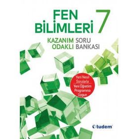 7.sınıf Fen Bilimleri Kazanım Odaklı Soru Bankası Tudem Yayınları