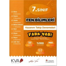7. Sınıf Fen Bilimleri Kazanım Takip Denemeleri - kollektif