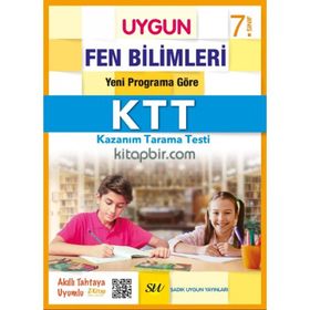 7. Sınıf Fen Bilimleri Kazanım Tarama Testi - Sadık Uygun Yayınları