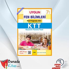 7. Sınıf Fen Bilimleri Kazanım Tarama Testi - Sadık Uygun Yayınları