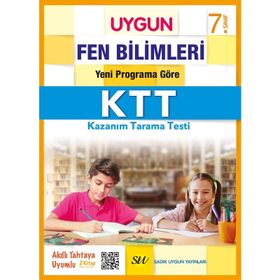 7. Sınıf Fen Bilimleri Kazanım Tarama Testi - Sadık Uygun Yayınları