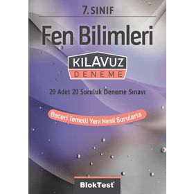 7. Sınıf Fen Bilimleri Kılavuz Denemeleri-Blok Test Yayınları
