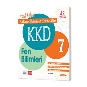7.Sınıf Fen Bilimleri KKD Haftalık Kazanım Kavrama Denemeleri Kurmay ELT Yayınları