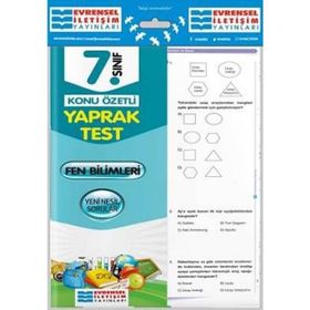7.Sınıf Fen Bilimleri Konu Özetli Yaprak Test Evrensel İletişim Yayınları