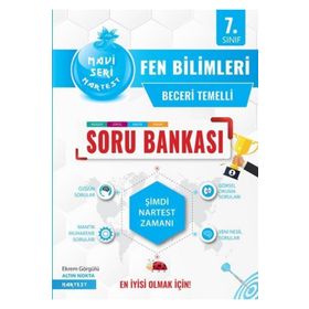 7. Sınıf Fen Bilimleri Mavi Soru Bankası-Nartest Yayınları