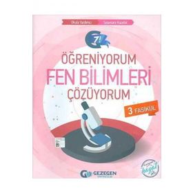 7. Sınıf Fen Bilimleri Öğreniyorum Çözüyorum Gezegen Yayınları