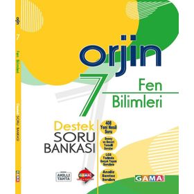 7. Sınıf Fen Bilimleri Orjin Destek Soru Bankası-Gama Okul Yayınları