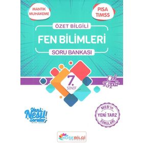 7. Sınıf Fen Bilimleri Özet Bilgili Soru Bankası Köşebilgi Yayınları
