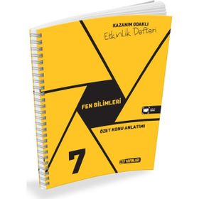 7. Sınıf Fen Bilimleri Özet Konu Anlatımlı Etkinlik Kitabı - Hız Yayınları