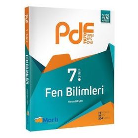 7. Sınıf Fen Bilimleri PDF Planlı Ders Föyü Martı Okul M+ Yayınları