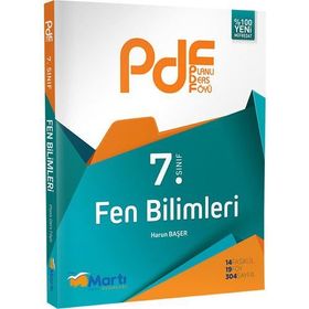 7. Sınıf Fen Bilimleri PDF Planlı Ders Föyü Martı Okul M+ Yayınları