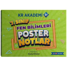 7. Sınıf Fen Bilimleri Poster Notlar KR Akademi