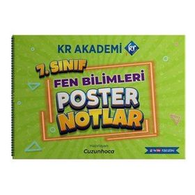 7. Sınıf Fen Bilimleri Poster Notlar KR Akademi