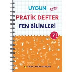 7. Sınıf Fen Bilimleri Pratik Defter - Sadık Uygun Yayınları