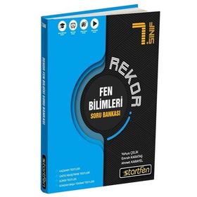 7. Sınıf Fen Bilimleri Rekor Soru Bankası-Startfen Yayınları