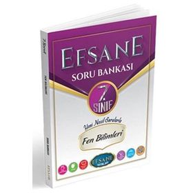 7. Sınıf Fen Bilimleri Soru Bankası Efsane Yayınları