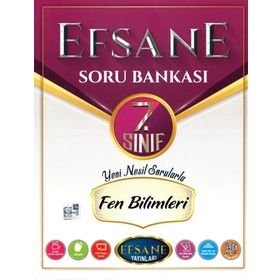 7. Sınıf Fen Bilimleri Soru Bankası Efsane Yayınları